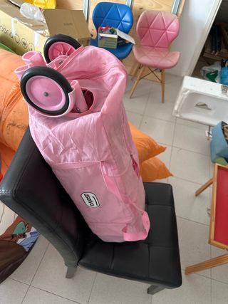 Cuna de viaje Asalvo rosa