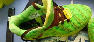 Zapatillas niño J3 verde y amarillo