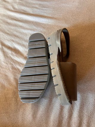 Menorquinas plataforma grises