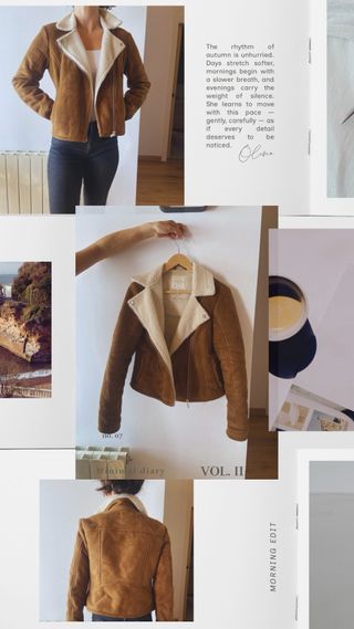 Cazadora borreguito Springfield marrón