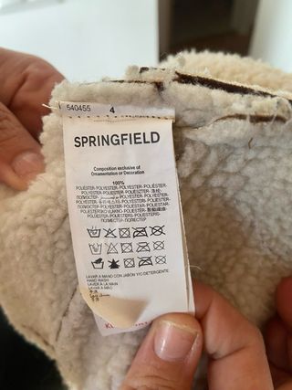 Cazadora borreguito Springfield marrón