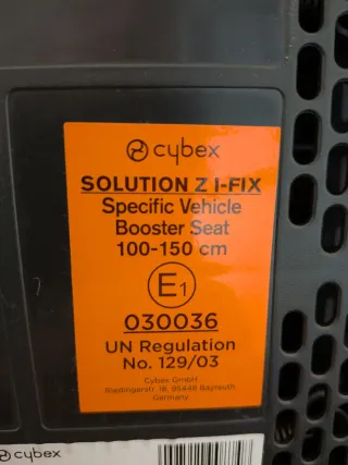 Silla Coche Cybex Solution Z i-Fix Isofix