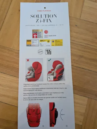 Silla Coche Cybex Solution Z i-Fix Isofix