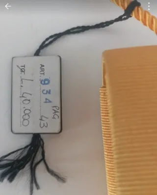 Borsa Olpan vintage oro giallo mai usata