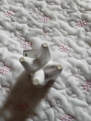 Portaspazzolino dente ceramica bianco