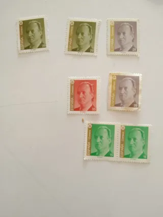 Lote Sellos España y Rey Juan Carlos pesetas