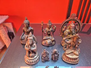 Figuras Budistas Antiguas Metal