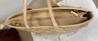 Borsa Shopping Coconuda Monogram Beige/Marrone