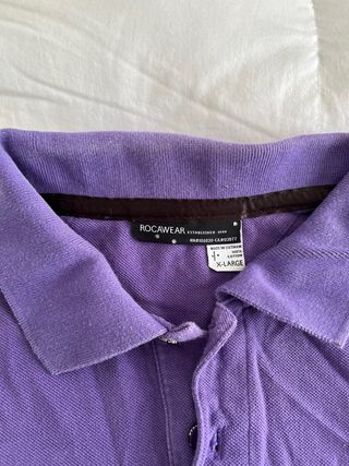 Polo Rocawear Morado Talla L