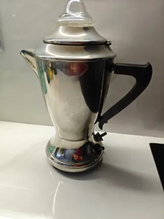 Cafetera Vintage Cromada