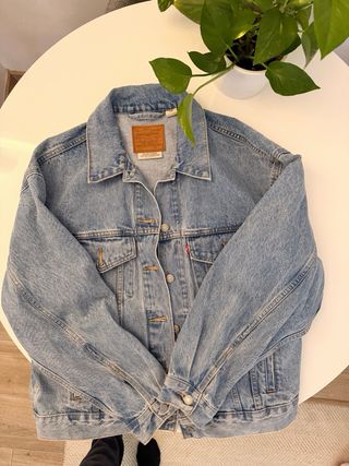 Chaqueta vaquera forrada 90s Talla Única