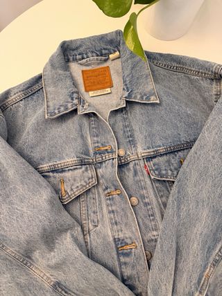 Chaqueta vaquera forrada 90s Talla Única