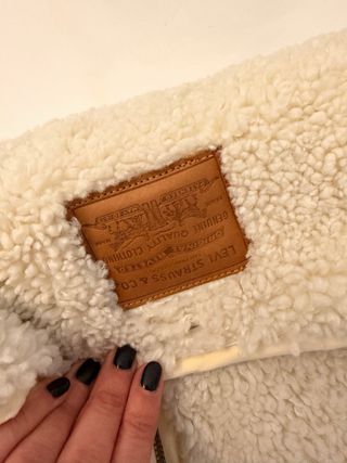 Chaqueta vaquera forrada 90s Talla Única