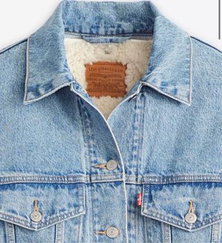 Chaqueta vaquera forrada 90s Talla Única