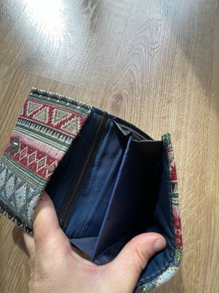 Cartera étnica multicolor