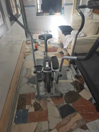 Bicicleta Elíptica Gris