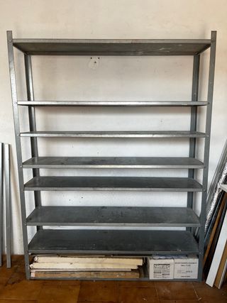 Estantería galvanizada 200x150x35cm