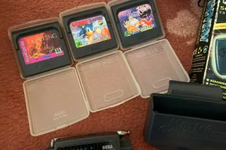 Lote Sega Game Gear con accesorios