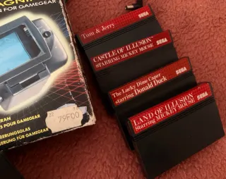 Lote Sega Game Gear con accesorios