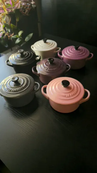 6 Mini Cocotte Le Creuset Colorate