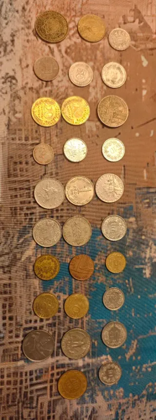 Monedas españolas y de otros países