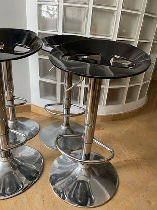 Taburetes de barra regulables (Set de 4)