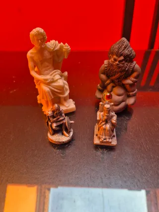 Figuras Metal Dioses Reyes Variadas