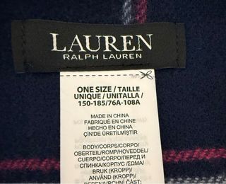 Bufanda Ralph Lauren nueva, muy suave