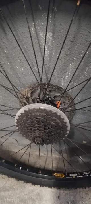 Ruedas de bici con disco