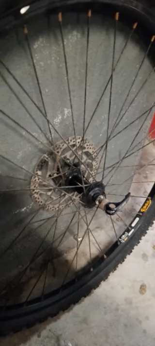 Ruedas de bici con disco