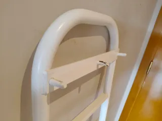 Escalera litera hierro blanca