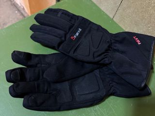 Guantes Alva Piel y Cordura Negros