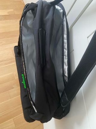 Raquetero de Tenis Prince Negro y Verde