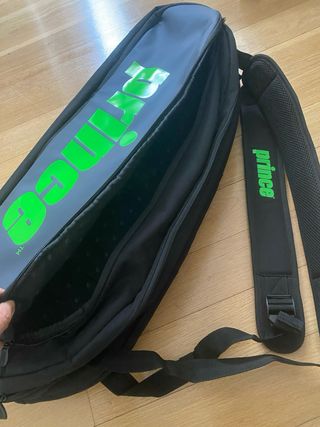 Raquetero de Tenis Prince Negro y Verde