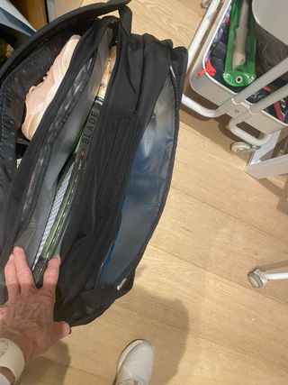 Raquetero de Tenis Prince Negro y Verde