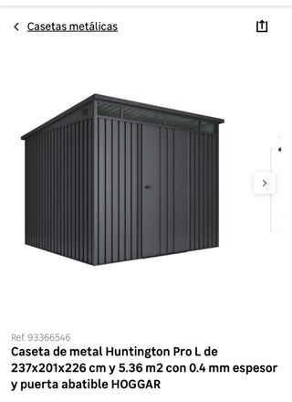 Caseta de metal HOGGAR Huntington Pro L