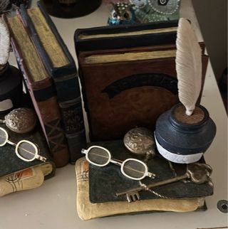 Sujetalibros estilo antiguo