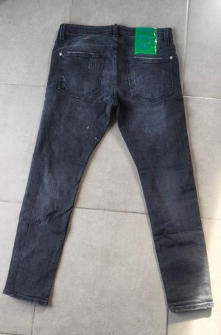 Pantalones DSQUARED2 Negros Desgastados