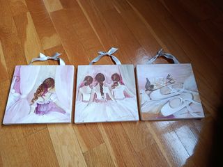 Cuadro ballet niñas