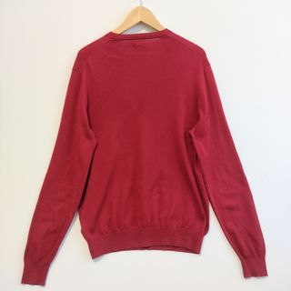 Jersey Massimo Dutti Burdeos Algodón Cachemira XL