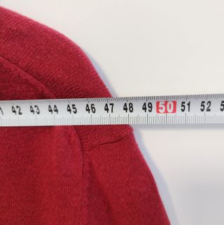 Jersey Massimo Dutti Burdeos Algodón Cachemira XL