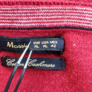 Jersey Massimo Dutti Burdeos Algodón Cachemira XL