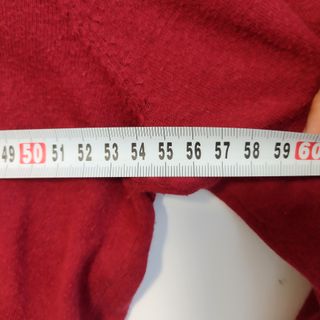 Jersey Massimo Dutti Burdeos Algodón Cachemira XL