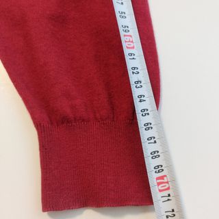 Jersey Massimo Dutti Burdeos Algodón Cachemira XL