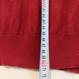 Jersey Massimo Dutti Burdeos Algodón Cachemira XL