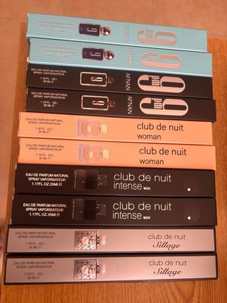 Miniaturas Perfumes Club de Nuit D&G