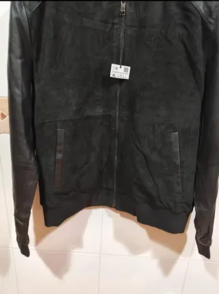 Lote 60 cazadoras ante y piel Tallas S M L XL