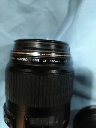 objetivo canon 100mm F2.8  ultrasonic