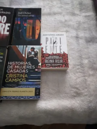 Libros de ficcion, novelas.