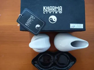 Set Lattiera e Zuccheriera Kharma Living Ceramica